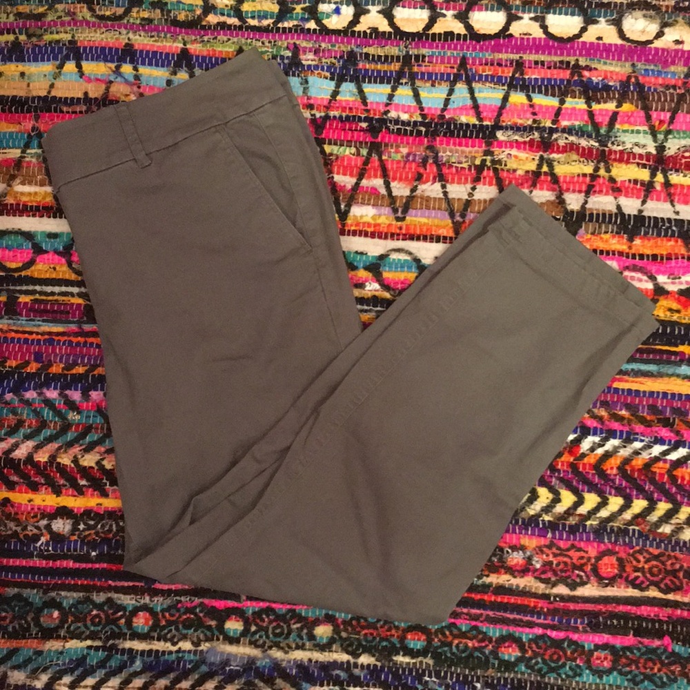 Loft Modern Chino Crop Pants